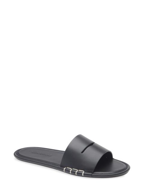 JW Anderson JW Anderson Loafer Slide Sandal in 999 Black at Nordstrom