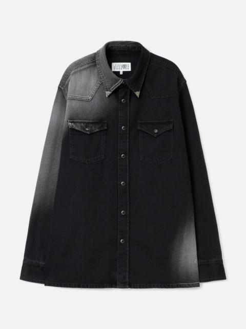 MM6 Maison Margiela BLACK DENIM SHIRT