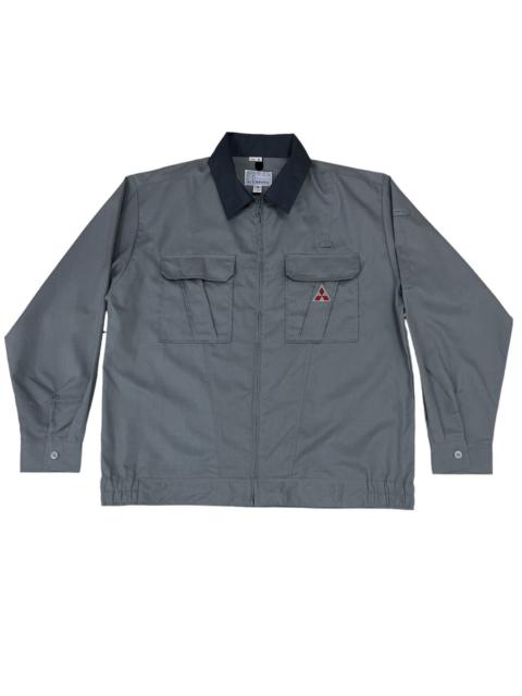 Other Designers Vintage Mitsubishi Japan Uniform Zipper Working Shirt