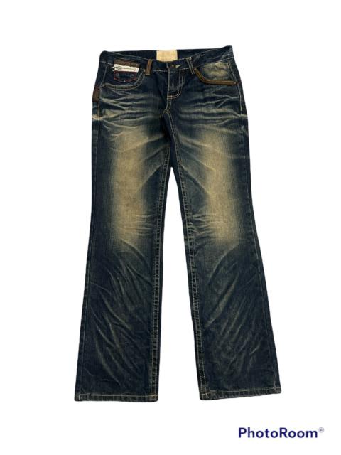 Other Designers Vintage - Japanese Brand Lolita Rusty Work Buckle Back Denim Pants