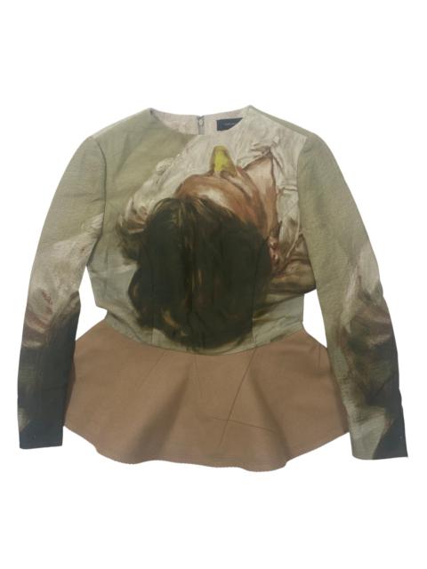 Other Designers Coup de Grace - Undercover Peplum Top Sz 2