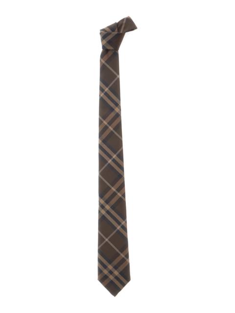 Burberry Burberry Men Checkered 'Manston' Bow Tie With Brown Icons