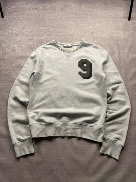 AMI Paris Rare AMI Alexandre Mattiussi Logo Number 9 Gray Sweatshirt