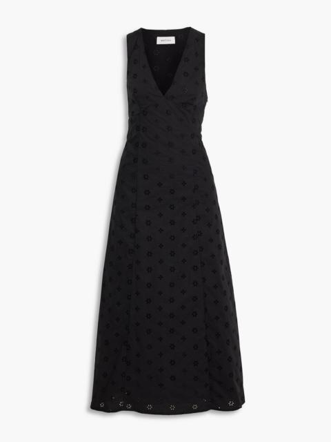 MATTEAU Broderie anglaise cotton maxi dress