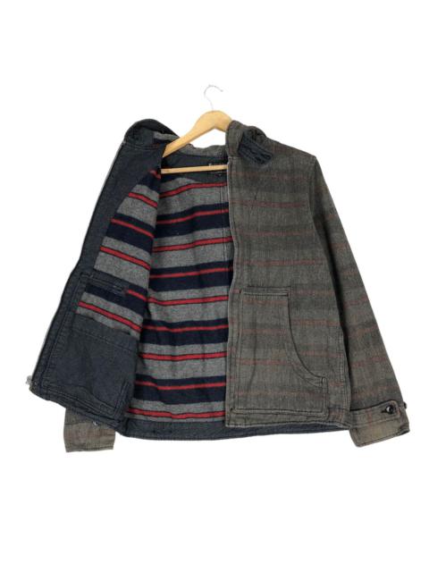 Schott ✅Schott Bros Perfecto Stripes Hoodie Jacket