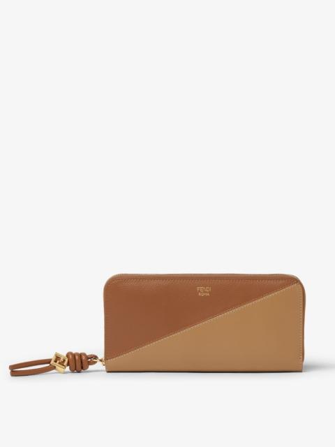 FENDI FF Diamonds Zipper Around Large