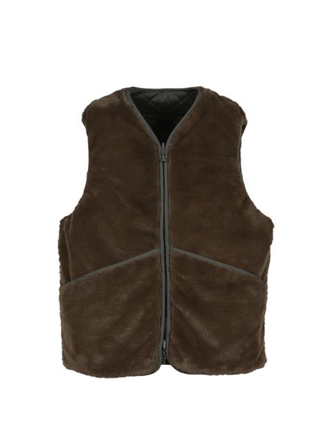 DAIWA PIER39 TECH REVERSIBLE BRITISH HUNTER FUR VEST / D.GRN