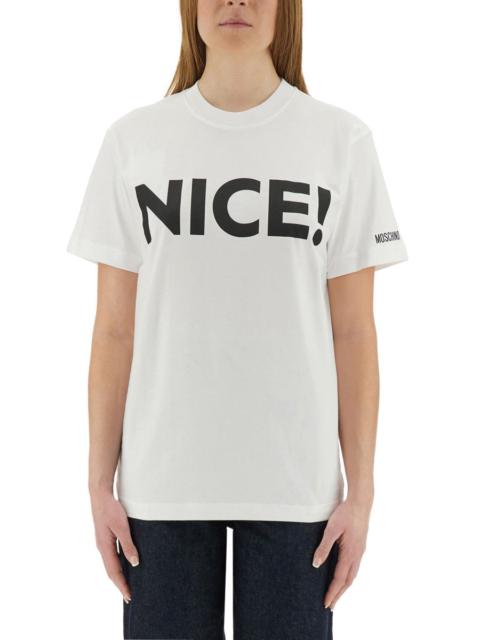 Moschino Moschino Women T-Shirt "Nice!"