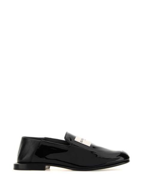 Givenchy Givenchy Women Black Leather Label Loafers