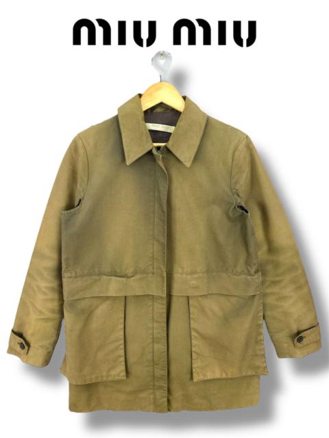 Miu Miu Olive Green Jacket