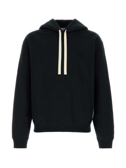 Jil Sander Jil Sander Men Black Cotton Sweatshirt