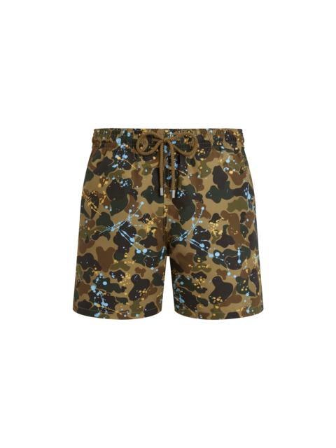 Vilebrequin Men Swim Trunks Camo Splash - VBQ x Palm Angels