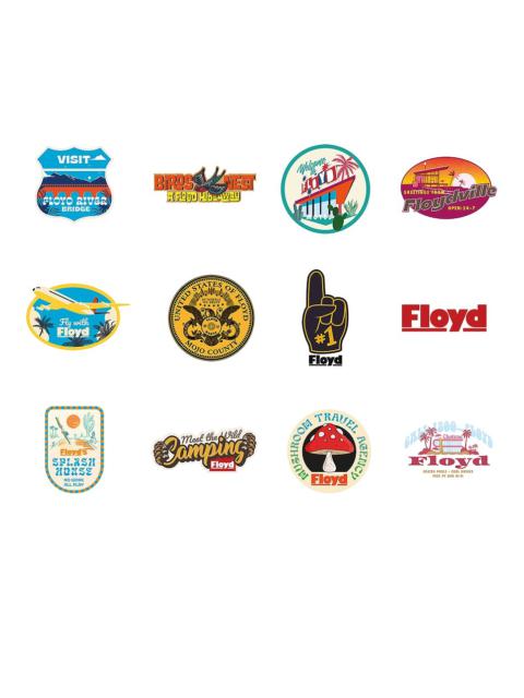 Floyd Sticker Set