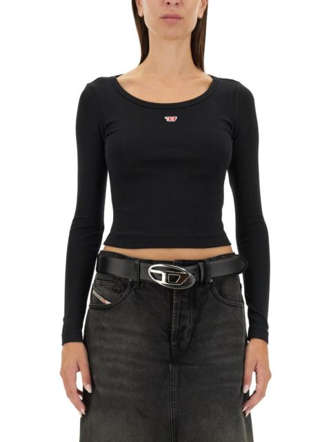 Diesel T-SHIRT T-BALLET-D IN COTONE
