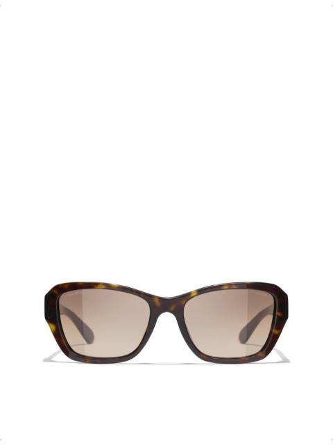 CHANEL CH5516 butterfly-frame acetate sunglasses