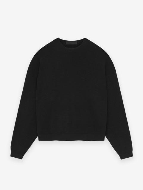 Waffle Crewneck Sweater