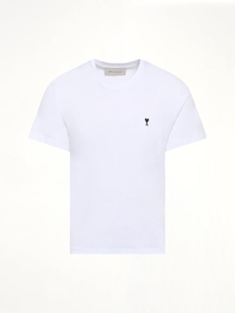 AMI Paris Contrasted ADC T-Shirt in White