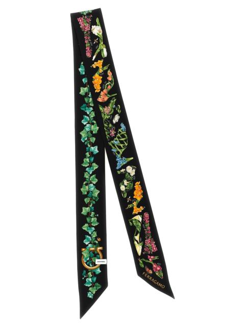 FERRAGAMO Ferragamo Women Bandeau 'Eden Shoes' Print