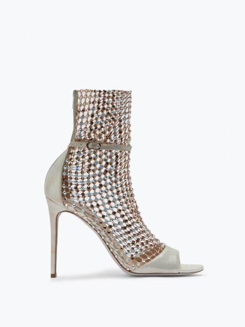 RENE CAOVILLA Ivory Stiletto Heel Sandals Galaxia