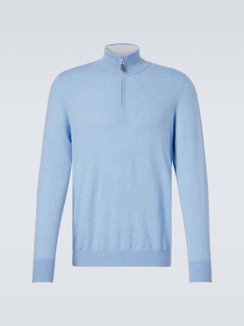 arch4 Mr Fenchurch cashmere half-zip sweater