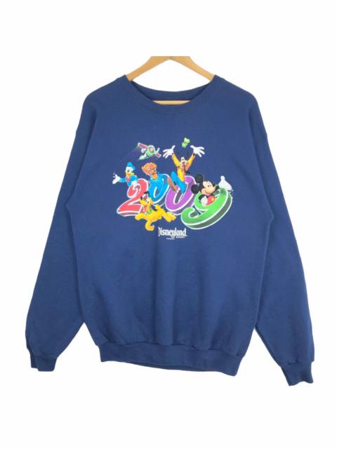 Other Designers Mickey Mouse - Vintage Disneyland Resort 2009 Crewneck Sweatshirt Big Logo
