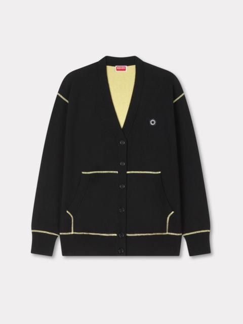 KENZO 'Boke Flower 2.0' embroidered cardigan in wool cotton