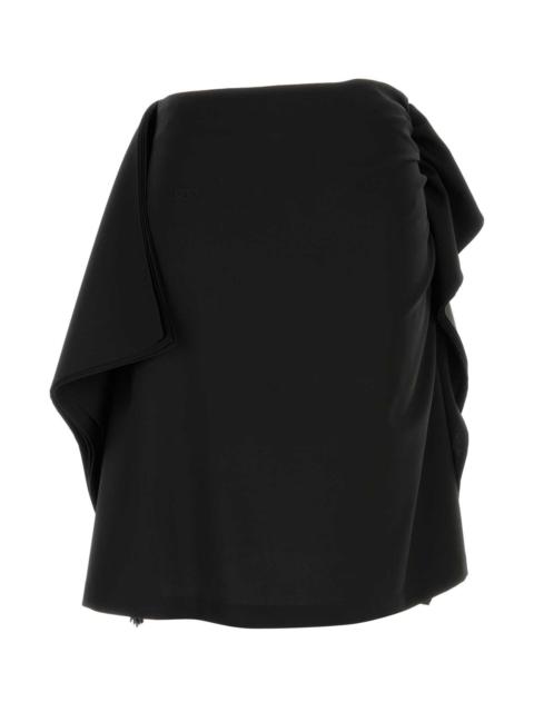 Loewe Loewe Women Black Wool Skirt