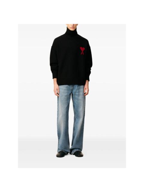 AMI Paris Ami Paris Black Sweaters & Knitwear - Jumpers Men