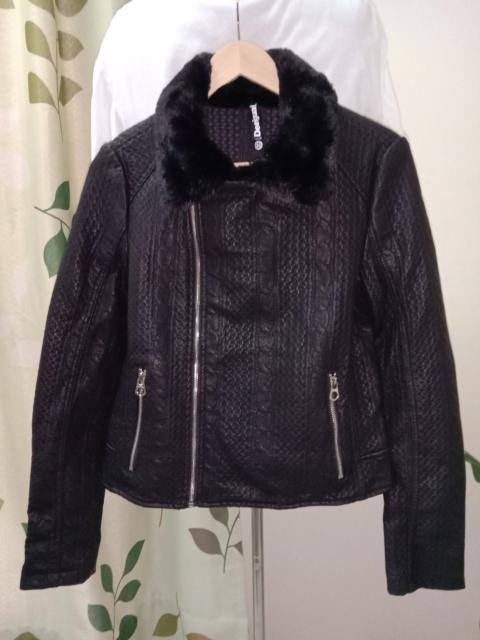 Other Designers Outdoor Life - ICONIC AWESOME DESIGUAL LEATHER JACKET