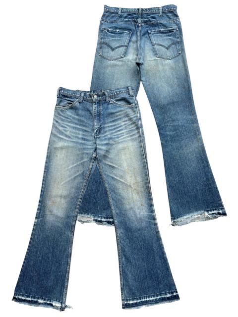 Vintage 90s Levis Distressed Flare Bootcut Denim Jeans 32x33