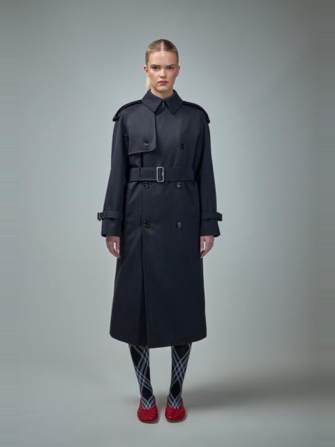 Burberry Long Wool Trench Coat