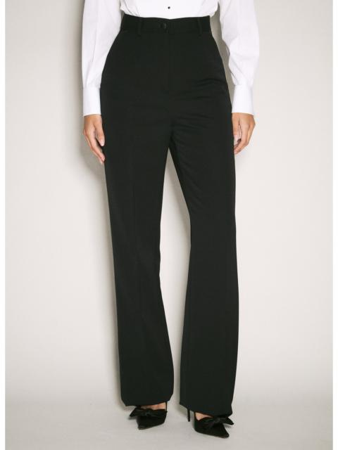 Dolce & Gabbana Dolce & Gabbana Women Wool Gabardine Tuxedo Pants