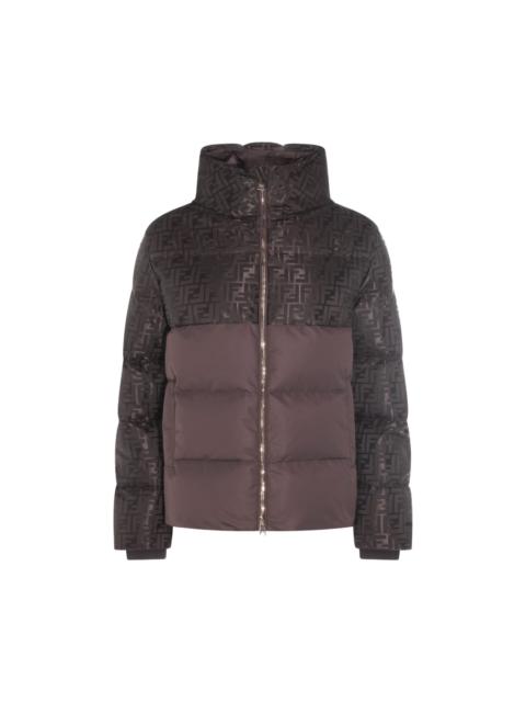 FENDI Brown Cotton Down Jacket