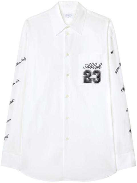 Off-White Off-White Men Logo Cotton Overshirt