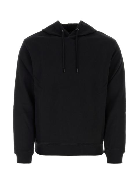 A.P.C. Black cotton sweatshirt