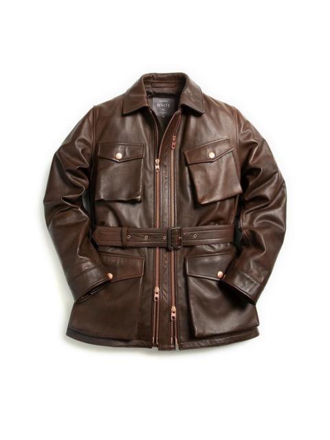 Other Designers $3000 Private White V.C. "The Leather Twin Track" Jacket