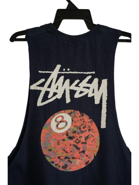 Other Designers Vintage - VINTAGE STUSSY No 8 Ball Sleeveless Tee