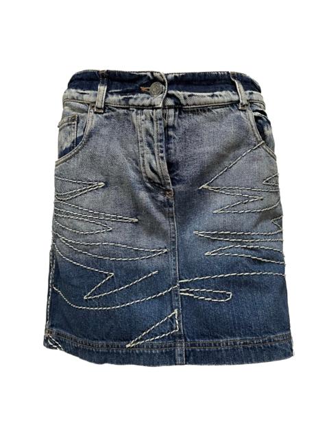 Dior CHRISTIAN DIOR Denim Mini Skirt