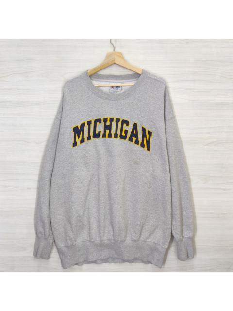 Other Designers Majestic × Vintage - Vtg Michigan Crewneck Sweatshirt