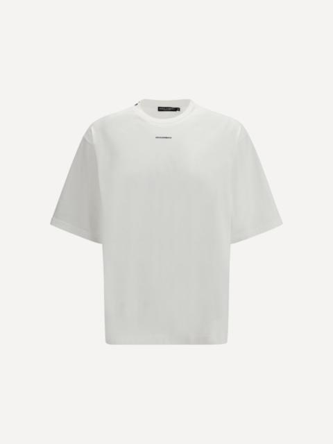Dolce & Gabbana Oversized T-shirt with print crew neck