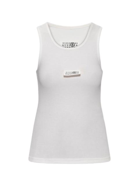 MM6 Maison Margiela Logo cotton tank top