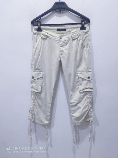 Other Designers Japanese Brand - RISTTY Spring Leg Bondage Wrinkle Pullover Crop Cargo Pants