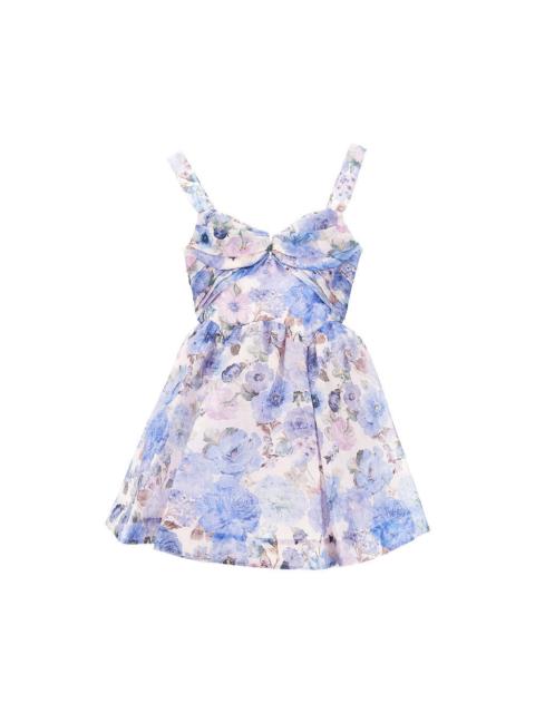 Zimmermann Zimmermann Rebellion Floral Mini Dress Multicolor