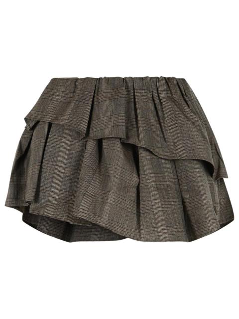 Acne Studios Acne Studios Brown Wool Blend Skirt Women