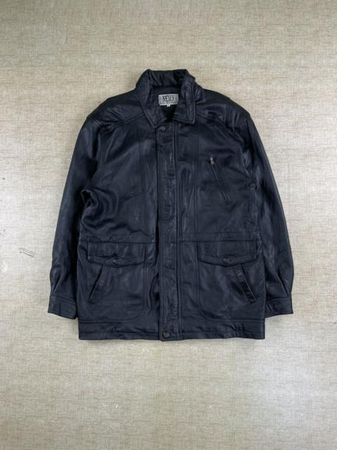 Other Designers Japanese Brand × Leather × Vintage - NEXO LEATHER GARMENT Japan Vintage Multipocket Jacket