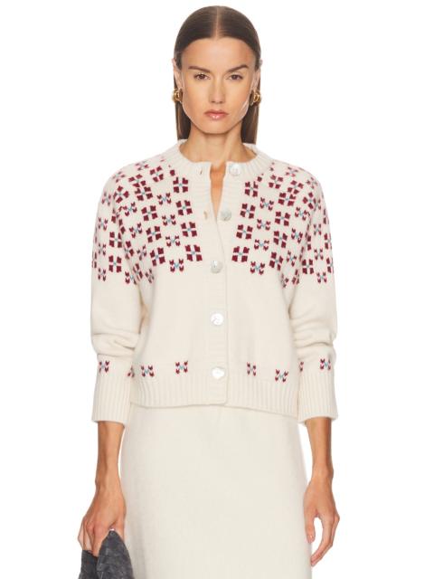 CALLE DEL MAR Winter Fair Isle Cardigan