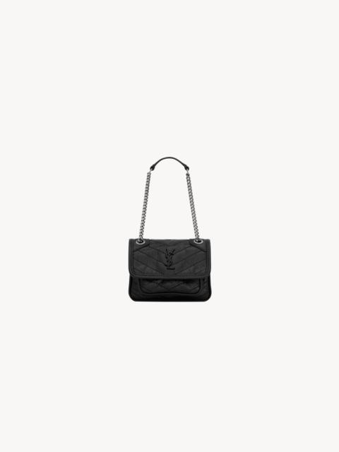 SAINT LAURENT NIKI MICRO BAG IN LEATHER
