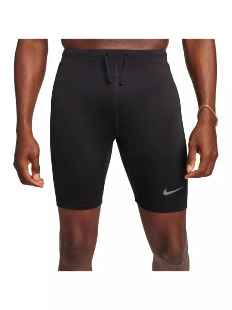 Nike Men's Fast Dri-FIT Brief-Lined Running 1/2-Length Tights - Black