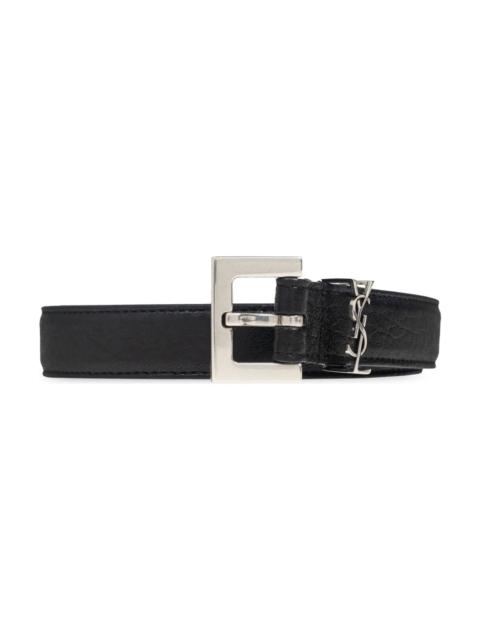 SAINT LAURENT Saint Laurent Belt With Logo