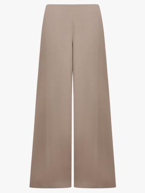 The Row DELA WIDE LEG PANT | GREY TAUPE